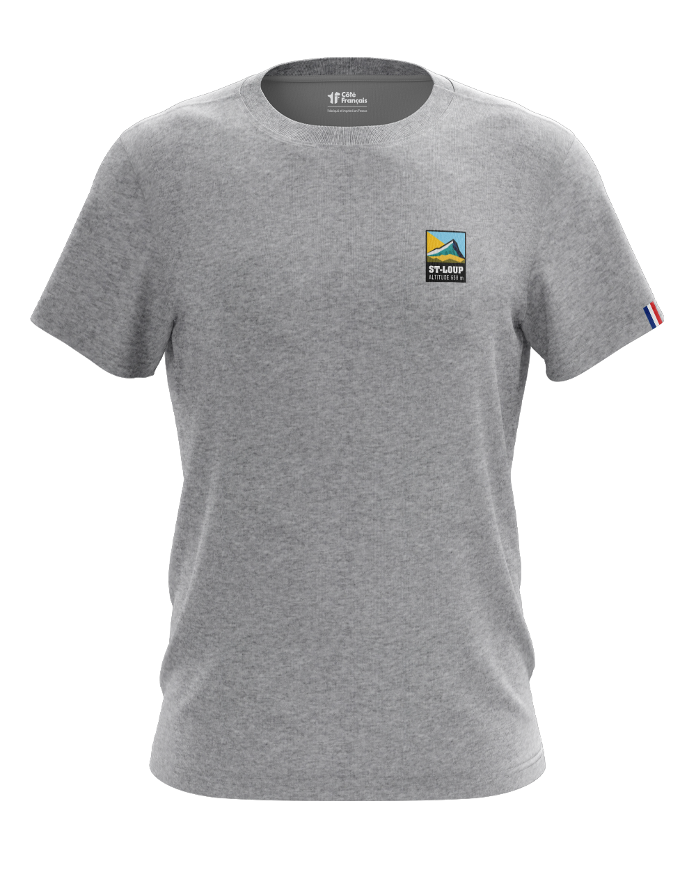 T-Shirt "Pic St Loup" - gris chiné