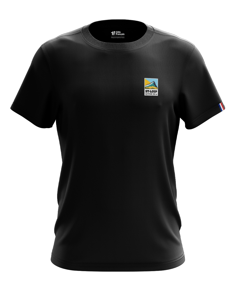 T-Shirt "Pic St Loup" - noir
