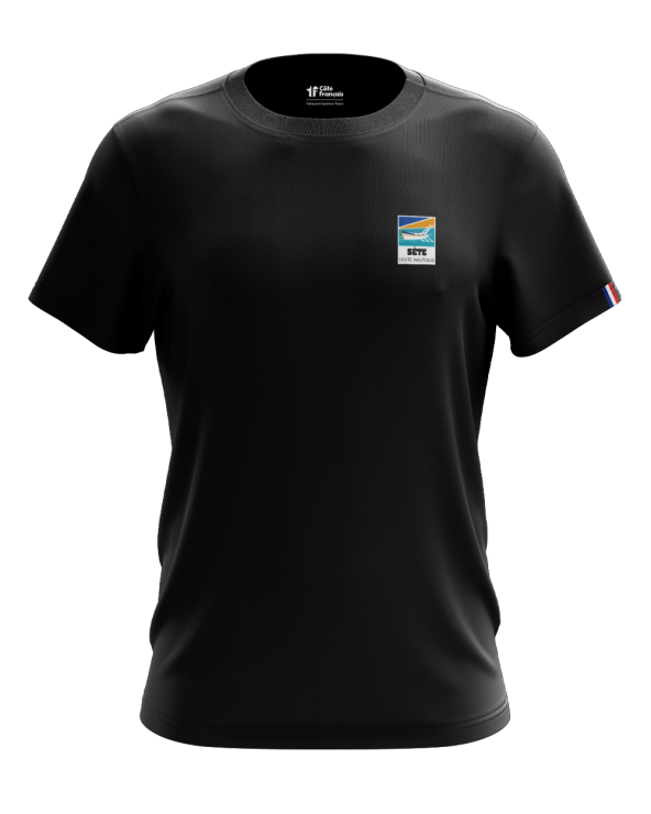 T-Shirt "Sète Barques" - noir