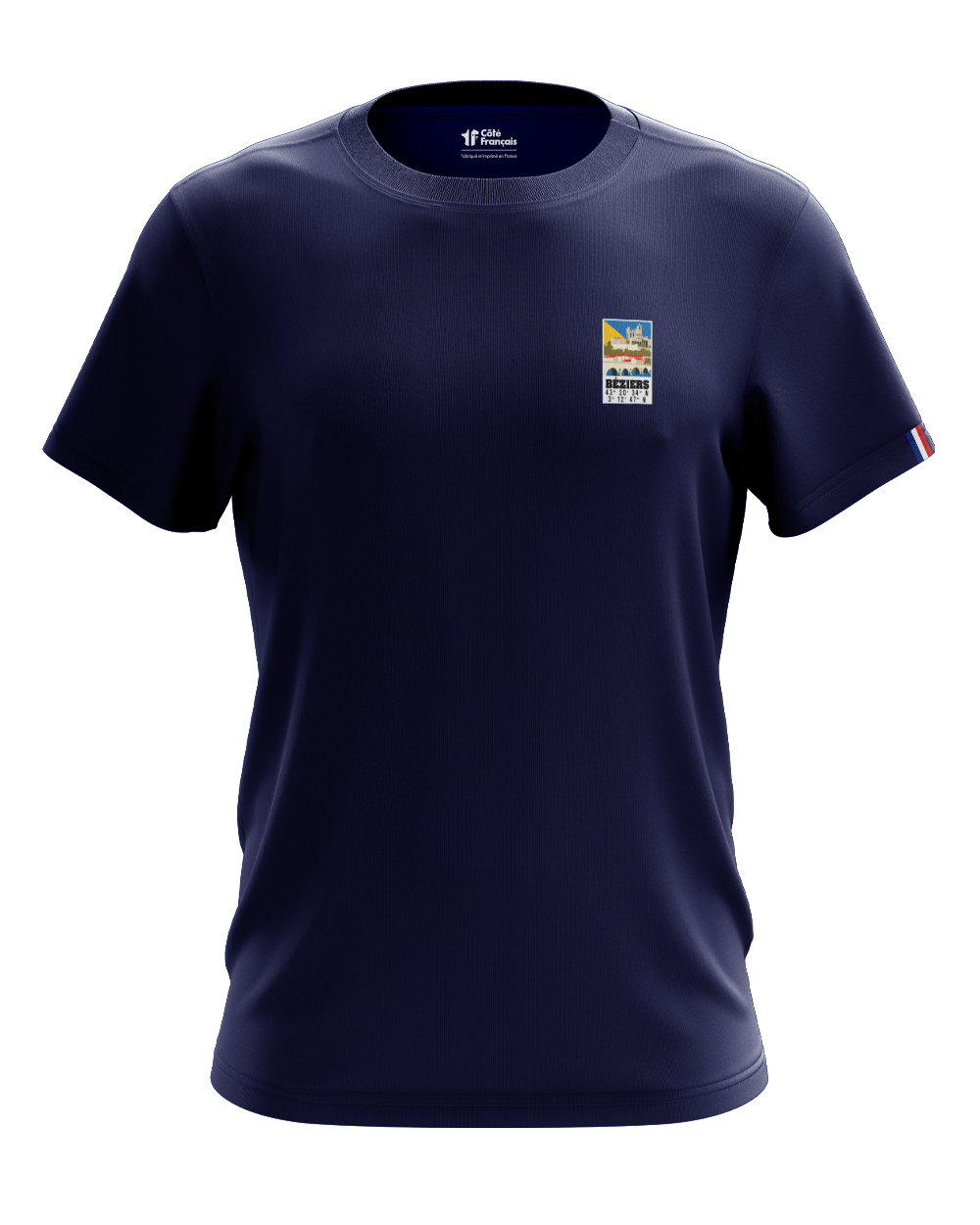 T-Shirt "Ville de Béziers" - bleu marine