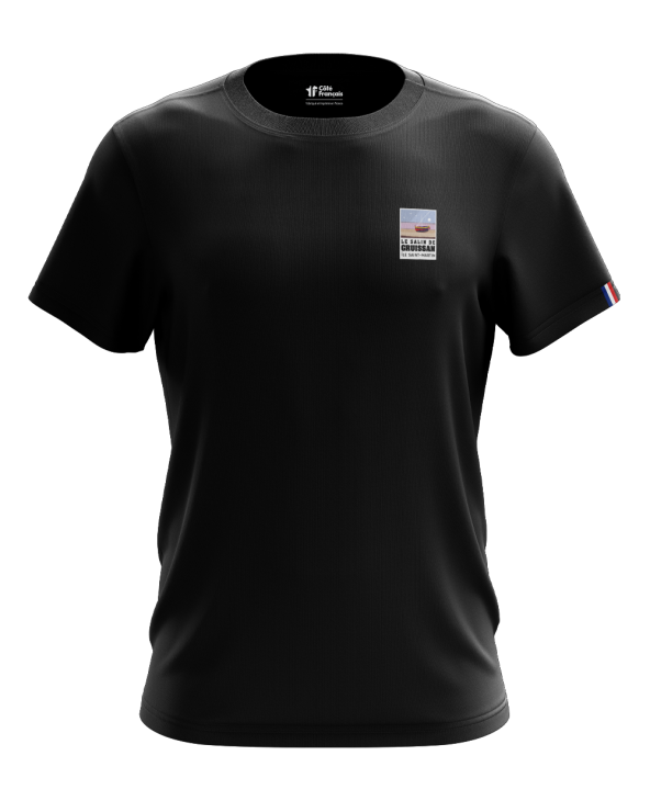 T-Shirt " Les salins de Gruissan " - noir