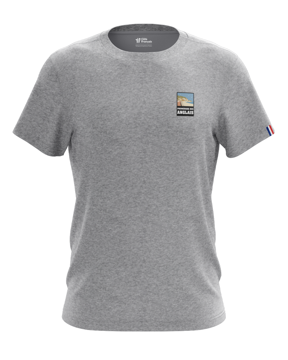 T-Shirt "Nice promenade des Anglais" - gris
