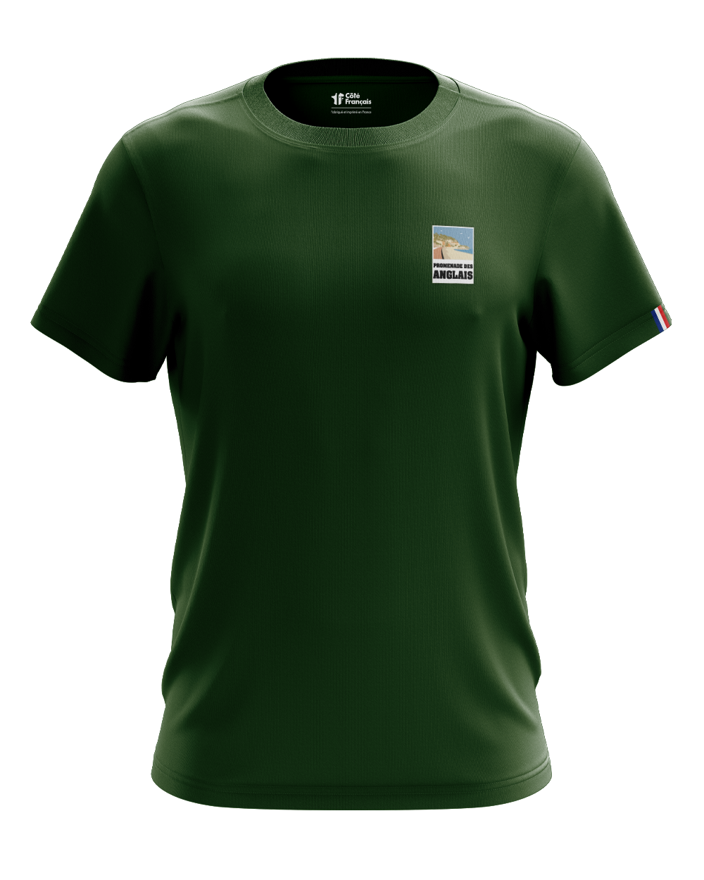 T-Shirt "Nice promenade des Anglais" - kaki