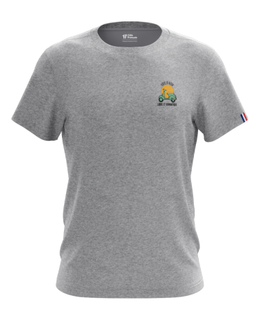 T-Shirt "Côte d'azur Libre et romantique" - gris
