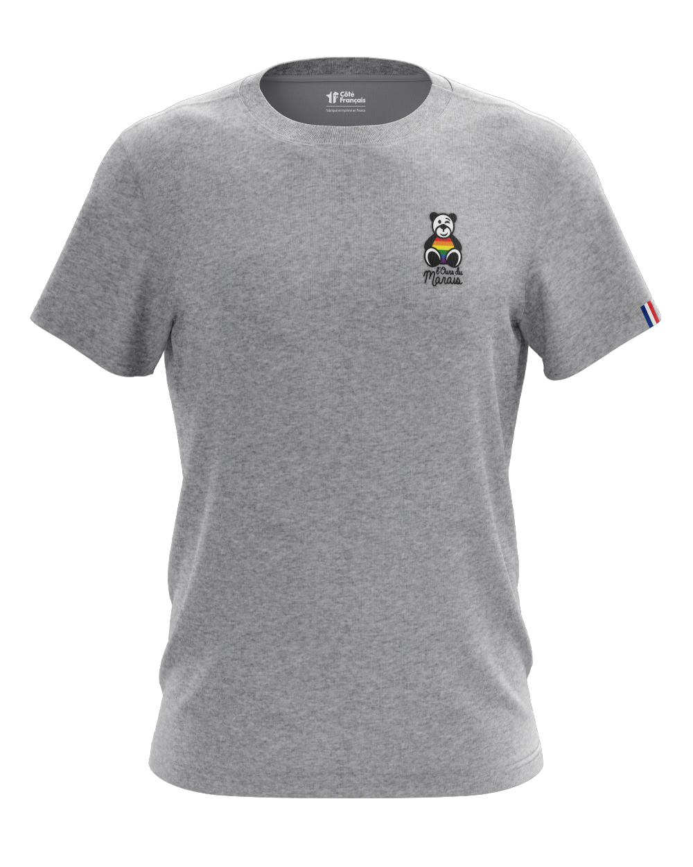 T-Shirt "Ours du Marais" - gris chiné