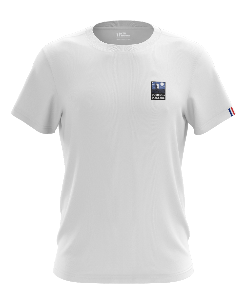 T-Shirt "Tour de la massane" - blanc