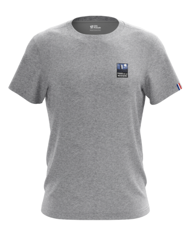 T-Shirt "Tour de la massane" - gris chiné