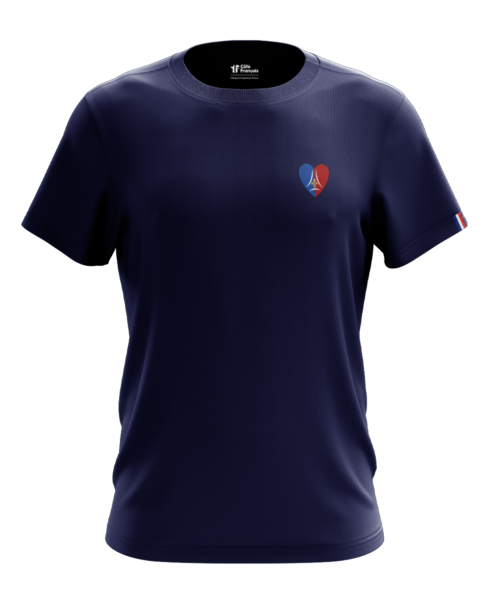 T-Shirt "Cœur Parisien" - bleu marine