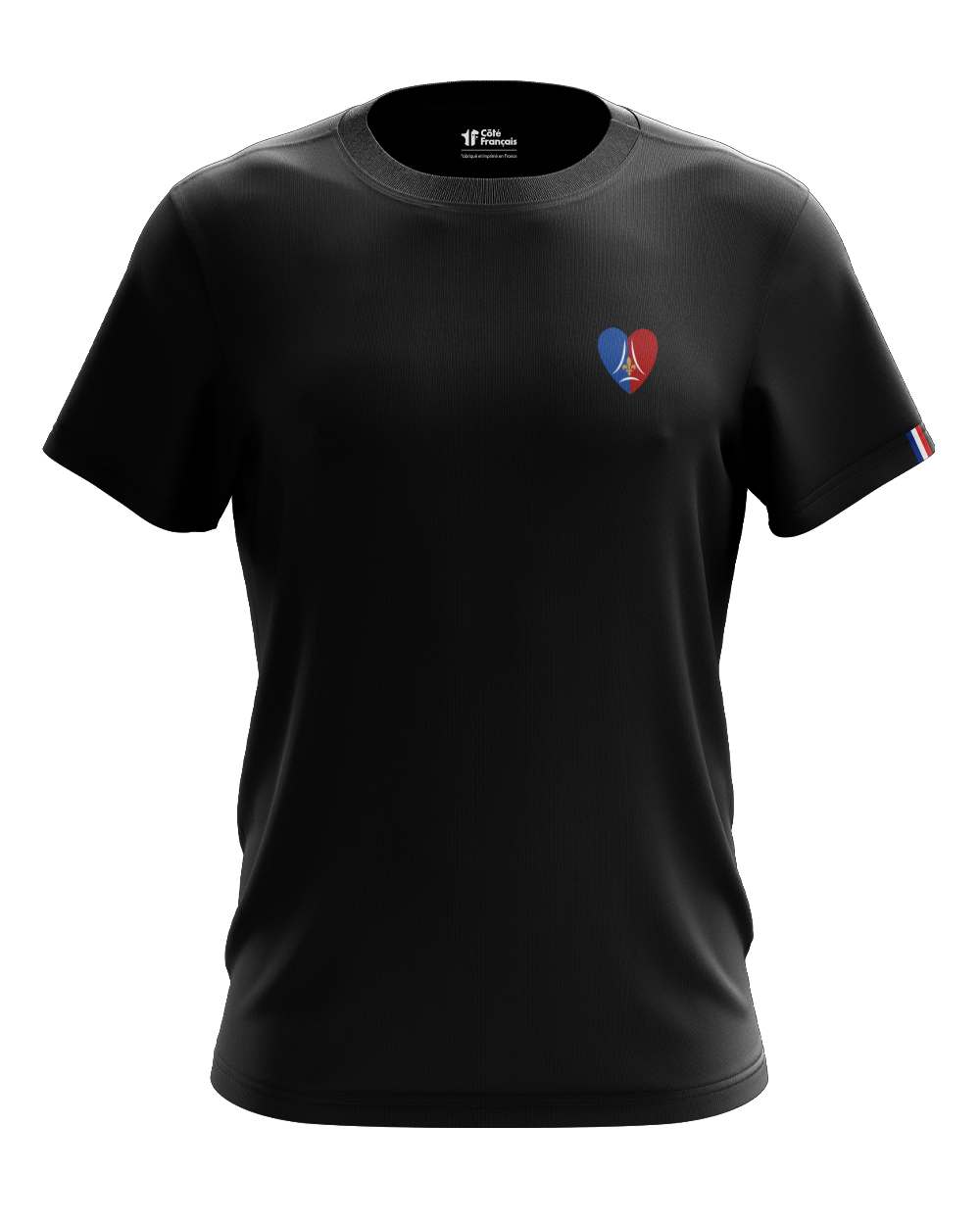 T-Shirt "Cœur Parisien" - noir