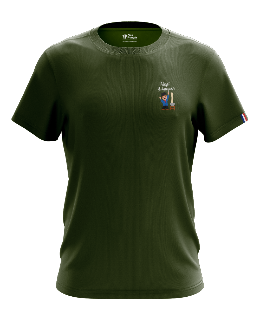 T-Shirt "Personnage Aveyronnais" - kaki