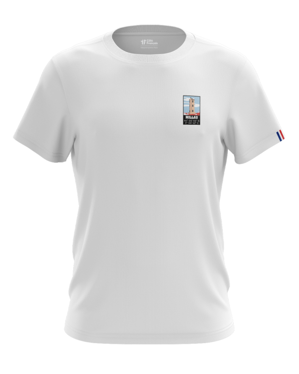 T-Shirt "Ville de Millau" - blanc