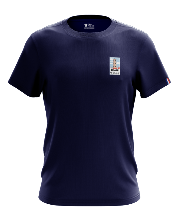 T-Shirt "Ville de Millau" - bleu marine