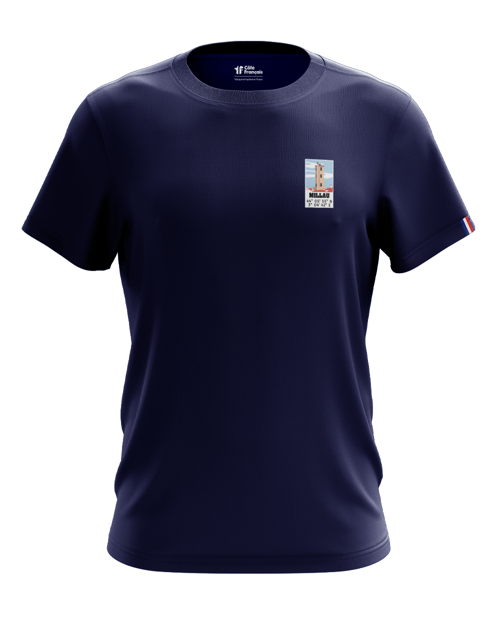 T-Shirt "Ville de Millau" - bleu marine