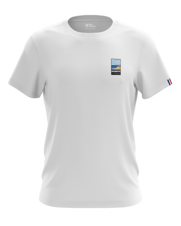 T-Shirt "Biarritz" - blanc