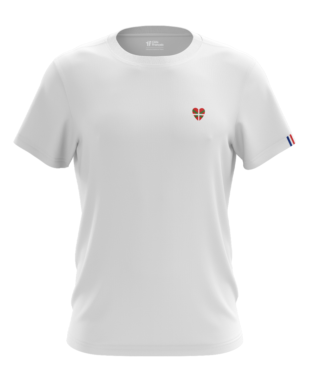 T-Shirt "Cœur Basque" - blanc