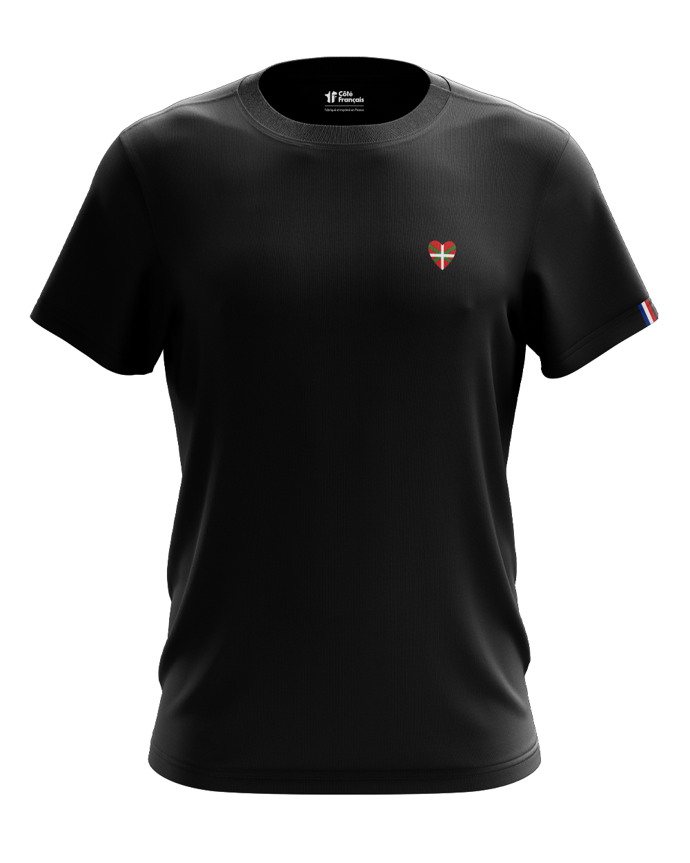 T-Shirt "Cœur Basque" - noir