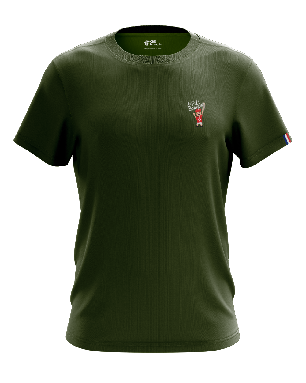 T-Shirt "Le petit Basque" - kaki