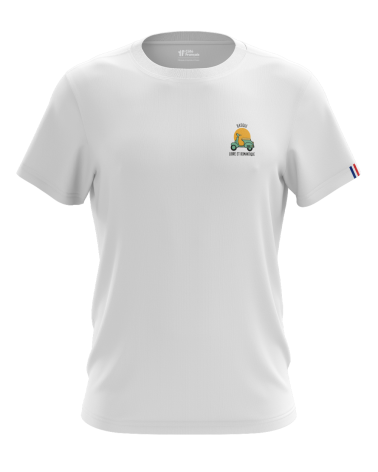 T-shirt "Basque libre et romantique" - blanc