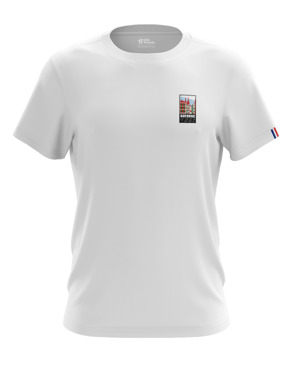 T-shirt "Ville de Bayonne" - blanc