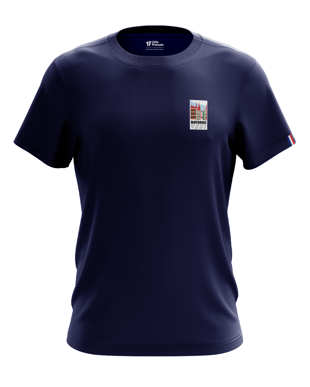 T-shirt "Ville de Bayonne" - bleu marine
