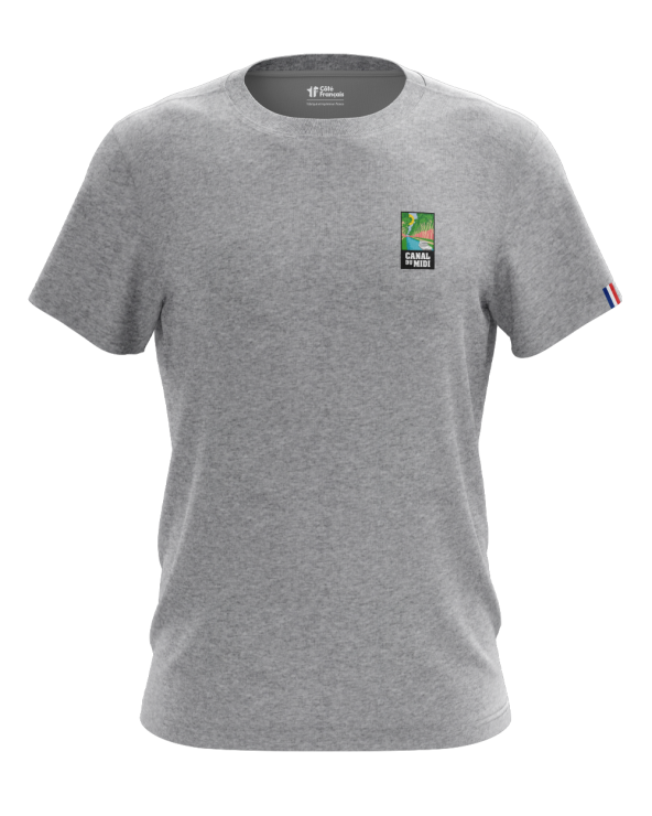 T-Shirt "Canal du midi" - gris