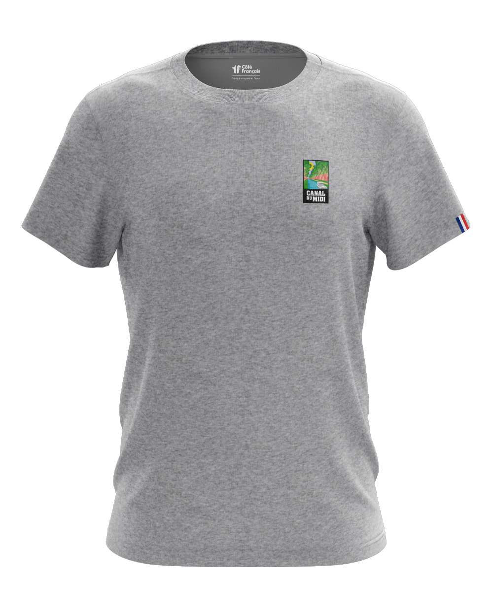 T-Shirt "Canal du midi" - gris