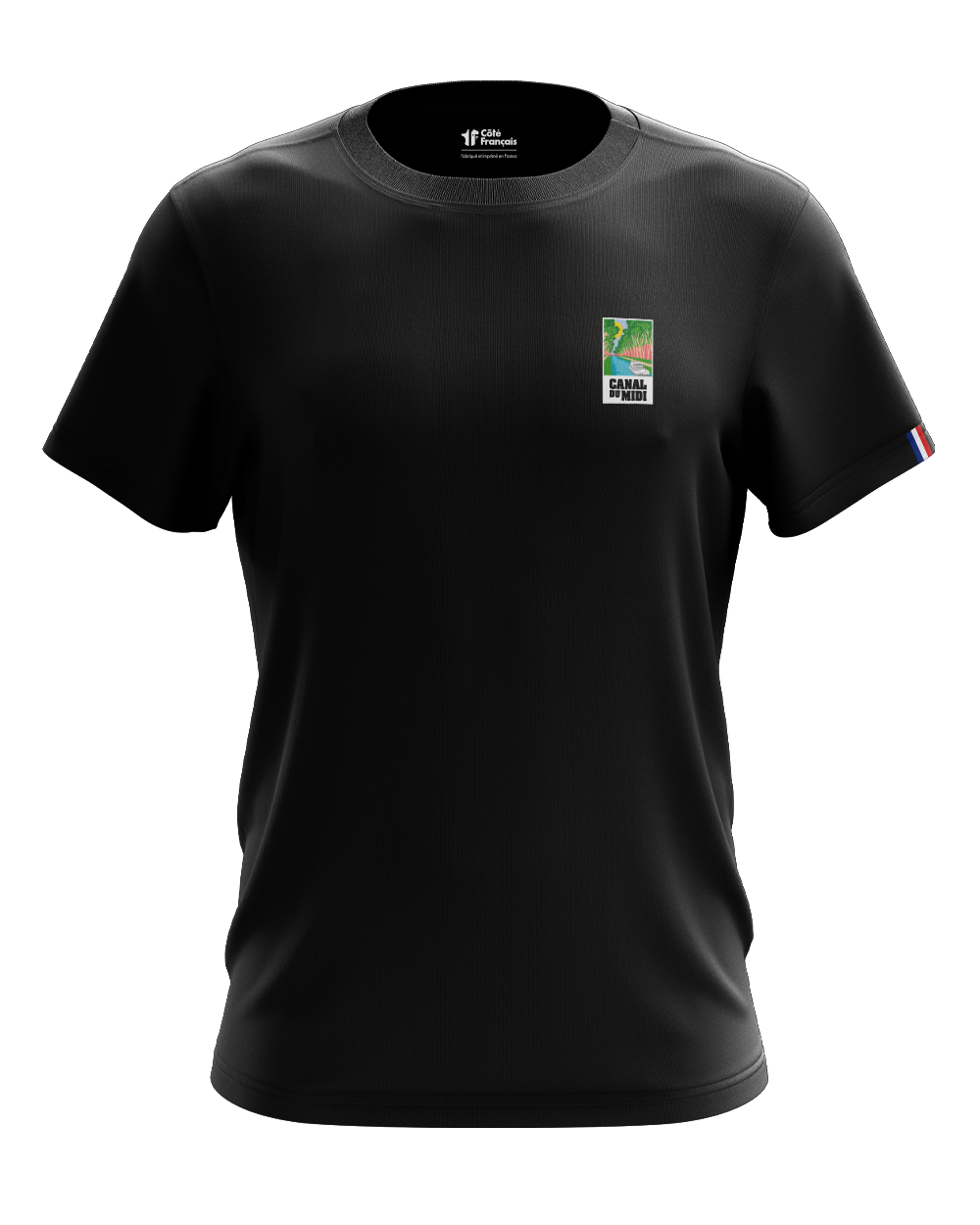 T-Shirt "Canal du midi" - noir
