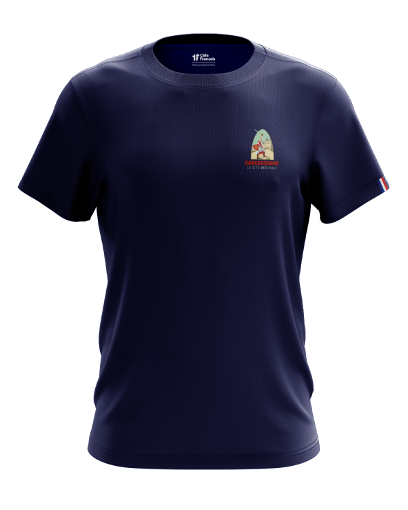T-Shirt "Chevalier Carcassonne" - bleu marine