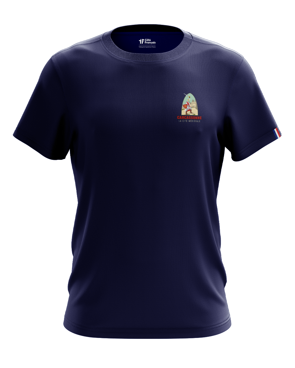 T-Shirt "Chevalier Carcassonne" - bleu marine