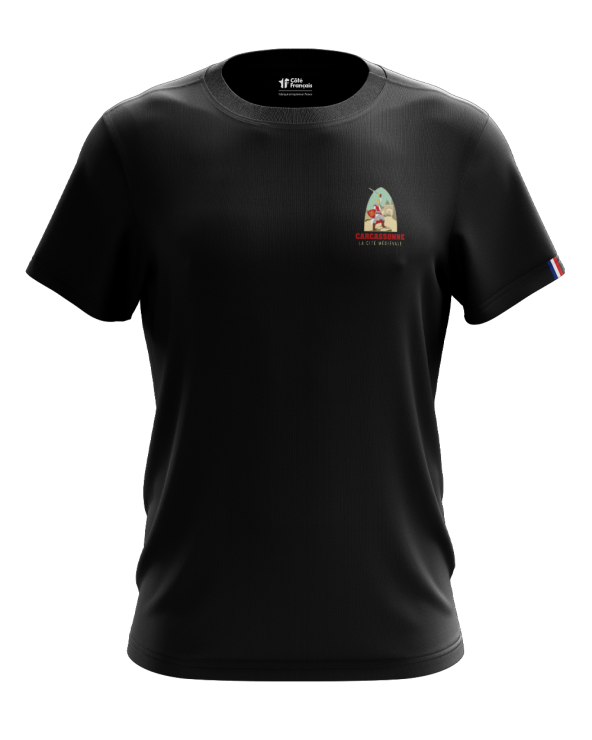 T-Shirt "Chevalier Carcassonne" - noir