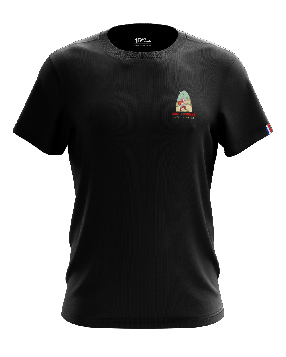 T-Shirt "Chevalier Carcassonne" - noir