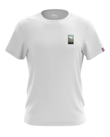 T-Shirt "Carcassonne GPS" - blanc