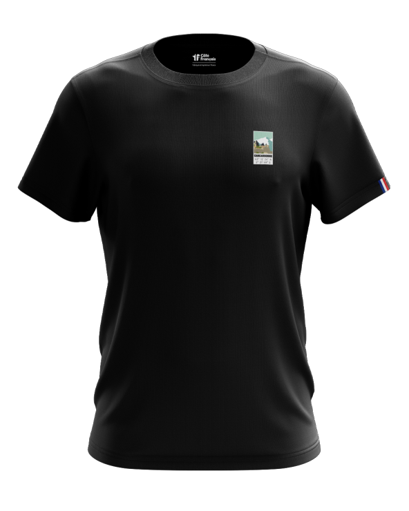T-Shirt "Carcassonne GPS" - noir