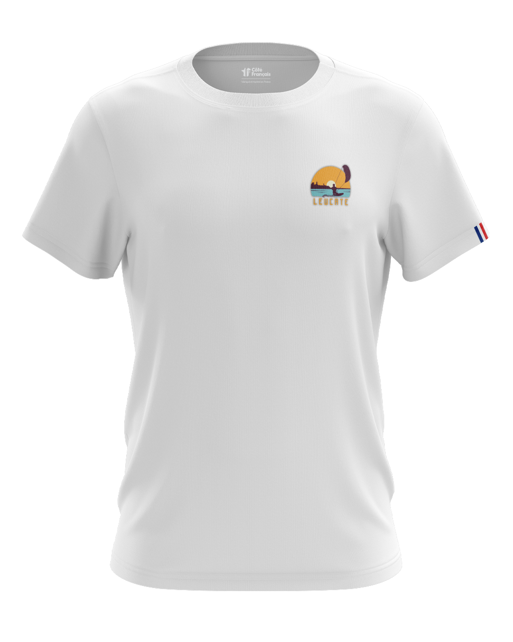 T-Shirt "Leucate Kite Surf" - blanc