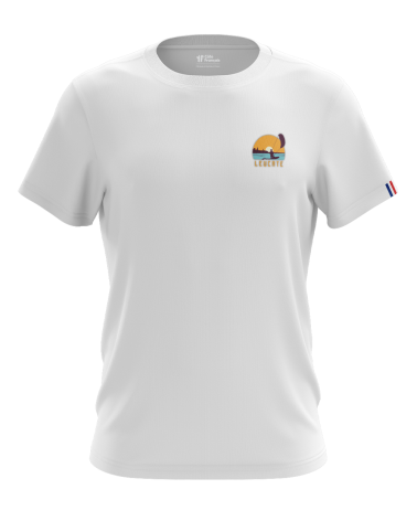 T-Shirt "Leucate Kite Surf" - blanc