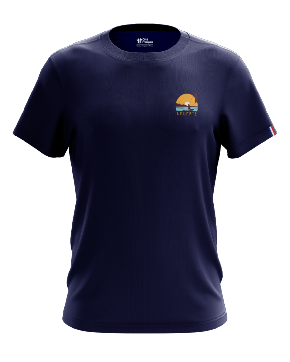 T-Shirt "Leucate Kite Surf" - bleu marine