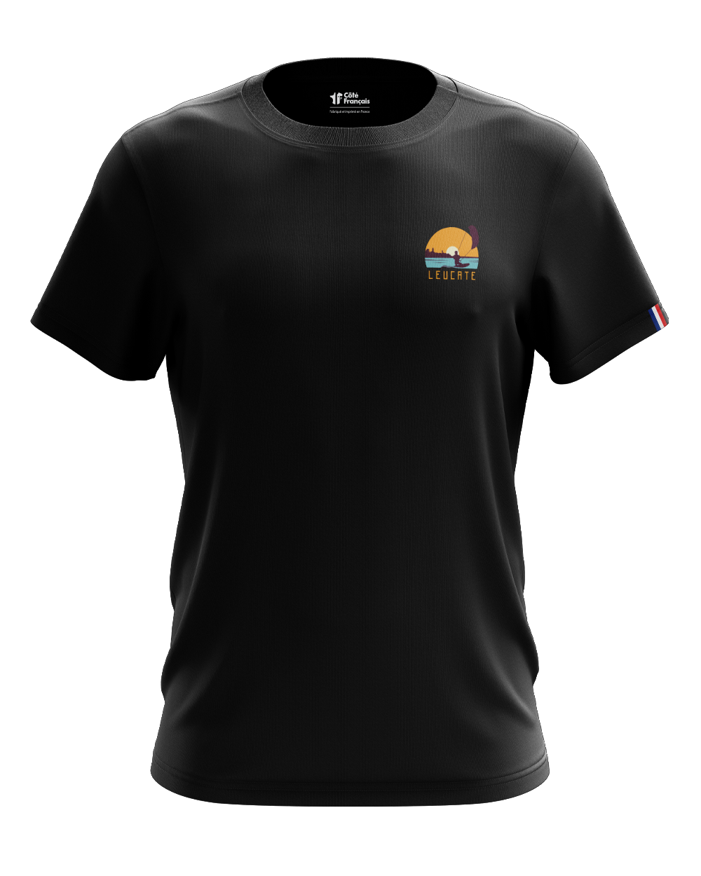 T-Shirt "Leucate Kite Surf" - noir